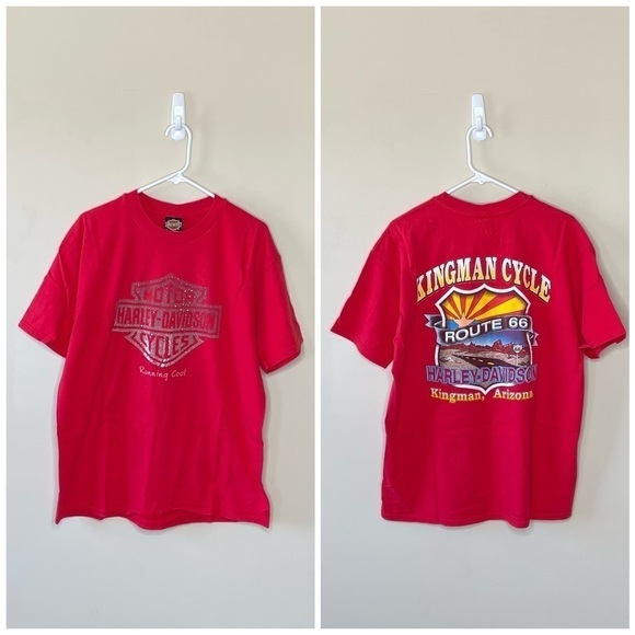 Vintage 1997 90s Harley Davidson Kingman Arizona T Shirt - Picture 1 of 4
